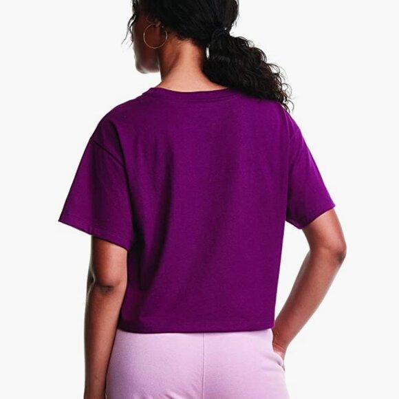 NWT Champion Women's Cropped Tee, Graphic SMALL - Picture 2 of 7